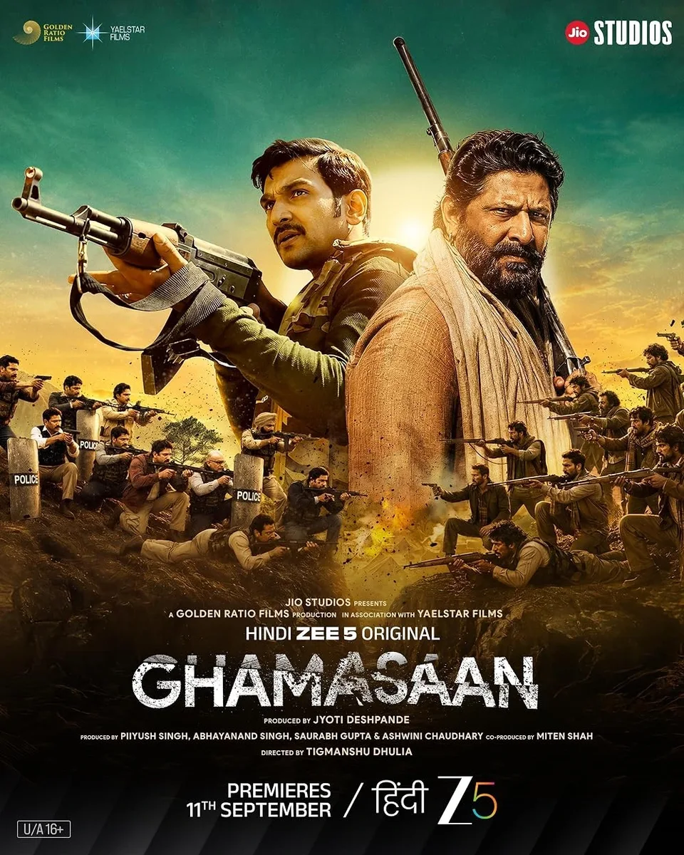 Ghamasaan Hindi poster